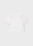 MAYORAL marškinėliai trumpomis rankovėmis, natural, 3.012-83, cm