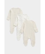 MOTHERCARE šliaužtinukas ilgomis rankovėmis 3 vnt., EB650