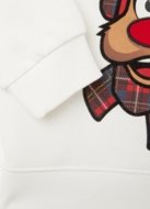 OVS džemperis su gobtuvu, baltas, 140 cm, 002158202