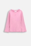COCCODRILLO marškinėliai ilgomis rankovėmis MAXITROPIC GIRL KIDS, rožiniai, WC5143104MGK-007-122, 122 cm