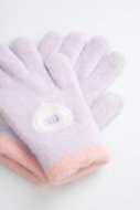 COCCODRILLO pirštinės ACCESSORIES WINTER GIRL, violetinės, ZC5360310AWG-016-L, L cm