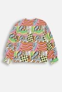 COCCODRILLO marškinėliai CARTOONS GIRL KIDS, multicoloured, ZC4143101CGK-022-122, 122 cm