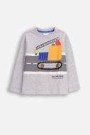 COCCODRILLO marškinėliai CITY BUILDER BOY KIDS, pilki, cm