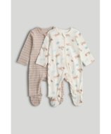 MOTHERCARE šliaužtinukas ilgomis rankovėmis 2 vnt., AV59101 56 cm