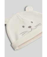 MOTHERCARE šliaužtinukas ilgomis rankovėmis ir kepurė, AW24401 50 cm