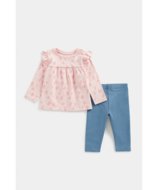 MOTHERCARE marškinėliai ilgomis rankovėmis ir tamprės, FA890