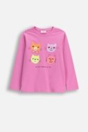COCCODRILLO marškinėliai ilgomis rankovėmis, rožiniai, cm