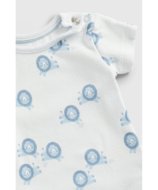 MOTHERCARE smėlinukas trumpomis rankovėmis, kelnės ir kepurė, GF272