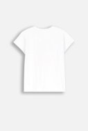 COCCODRILLO marškinėliai EVERYDAY GIRL A, balti, ZC4143202VGA-001-152, 152 cm