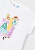 MAYORAL marškinėliai trumpomis rankovėmis, natur-lake, 3.005-77, 104  cm