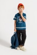 COCCODRILLO sportinės kelnės ACADEMY BOY KIDS, graphite, ZC4119101ABK-020-092, 92 cm