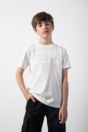 COCCODRILLO marškinėliai ACADEMY BOY JUNIOR, kreminiai, ZC5143205ABJ-003-164, 164 cm