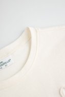 COCCODRILLO marškinėliai trumpomis rankovėmis, kreminiai, WC6143202FGK-003-110
