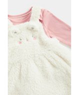 MOTHERCARE smėlinukas ilgomis rankovėmis, sarafanas ir pėdkelnės, FE011 