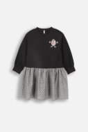COCCODRILLO suknelė CARTOONS GIRL KIDS, juoda, ZC4129101CGK-021-122, 122 cm