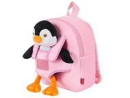 PERLETTI mini kuprinė su pliušiniu pingvinu Peggie, 13078