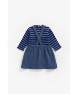 MOTHERCARE smėlinukas ilgomis rankovėmis, suknelė be rankovių ir pėdkelnės, ZB739