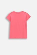 COCCODRILLO marškinėliai trumpomis rankovėmis, rožiniai, WC6143208VGA-007-146, 146 cm