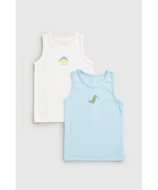 MOTHERCARE apatiniai marškinėliai , 2vnt., HC976