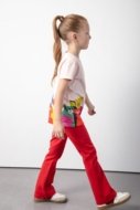 COCCODRILLO marškinėliai ACADEMY GIRL KIDS, rožiniai, cm