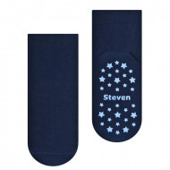 STEVEN Kojinės ABS Navy Blue 164-006 23-25
