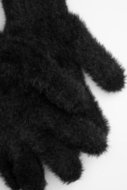 COCCODRILLO pirštuotos pirštinės ACCESSORIES WINTER GIRL, juodos, ZC4360313AWG-021-XL, XL cm
