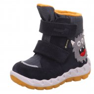 SUPERFIT žieminiai batai ICEBIRD, juodi/oranžiniai, 24 d., 1-006012-2000