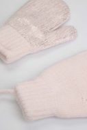 COCCODRILLO kumštinės pirštinės ACCESSORIES WINTER GIRL, rožinės, ZC3360102AWG-007