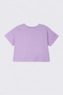 COCCODRILLO marškinėliai trumpomis rankovėmis EVERYDAY GIRL, violetiniai, 158 cm, WC2143236EVG-016