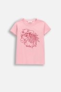 COCCODRILLO marškinėliai trumpomis rankovėmis, rožiniai, WC6143203GGK-033-104, 104 dydis
