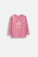 COCCODRILLO marškinėliai ilgomis rankovėmis, rožiniai, WC6143101HGN-007-068, 68 dydis