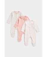 MOTHERCARE šliaužtinukas ilgomis rankovėmis, 3 vnt., CB617