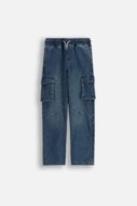COCCODRILLO kelnės JEANS COLLECTION BOY, mėlynos, ZC5123502JCB-015-092, 92 cm