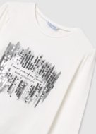 MAYORAL marškinėliai ilgomis rankovėmis 8A, natural, 7.003-68, 167 cm