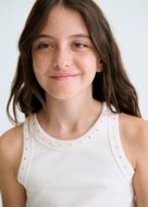 MAYORAL marškinėliai be rankovių, bone, 6.013-24, 140 cm