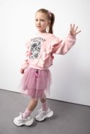 COCCODRILLO sijonas CRAFT PUNK GIRL KIDS, rožinis, ZC5124201CGK-033-122, 122 cm