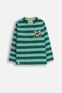 COCCODRILLO marškinėliai ACADEMY BOY KIDS, žali, ZC5143101ABK-011-110, 110 cm