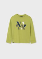 MAYORAL marškinėliai ilgomis rankovėmis 7B, lime, 7.08-10, 167 cm