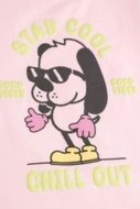 COCCODRILLO marškinėliai CARTOONS GIRL KIDS, rožiniai, ZC4143201CGK-007-122, 122 cm