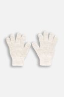 COCCODRILLO pirštuotos pirštinės ACCESSORIES WINTER GIRL, smėlio spalvos, ZC4360302AWG-002-XXL, XXL cm