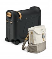 STOKKE transformuojamas lagaminas ir kuprinė JETKIDS™, juodas, 570604
