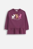 COCCODRILLO marškinėliai, violetiniai, ZC5143104WGK-016-116, 116 cm
