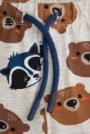 COCCODRILLO tamprės FOREST FRIENDS BOY NEWBORN, pilkos, ZC5122102FBN-019-086, 86 cm