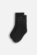 COCCODRILLO kojinės SOCKS GIRL, juodos, cm