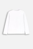 COCCODRILLO marškinėliai ilgomis rankovėmis EVERYDAY GIRL A, balti, ZC4143104VGA-001-152, 152 cm