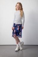 COCCODRILLO marškinėliai ACADEMY GIRL JUNIOR, kreminiai, ZC5143901AGJ-003-146, 146 cm