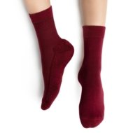 STEVEN merino vilnos kojinės, bordo spalvos, Art.190 UD004, 26-28 dydis