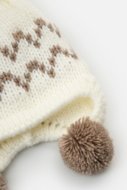 COCCODRILLO kepurė ACCESSORIES WINTER GIRL, ecru, ZC3364106AWG-003