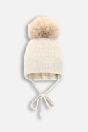 COCCODRILLO kepurė ACCESSORIES WINTER GIRL, smėlio spalvos, ZC4364101AWG-002-050, 50 cm