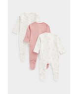 MOTHERCARE šliaužtinukas ilgomis rankovėmis, 3 vnt., CB314